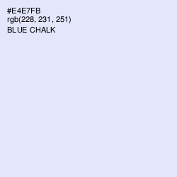 #E4E7FB - Blue Chalk Color Image